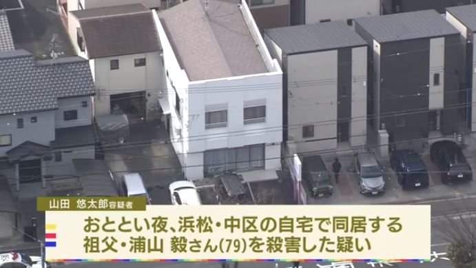 Grandson, 22, arrested for murder of grandparents and brother at Hamamatsu, Shizuoka (TBS News)