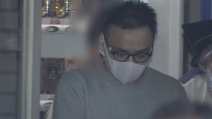 Caregiver guy, arrested for showing his lower body to a female on a street in Tokyo (TBS News)